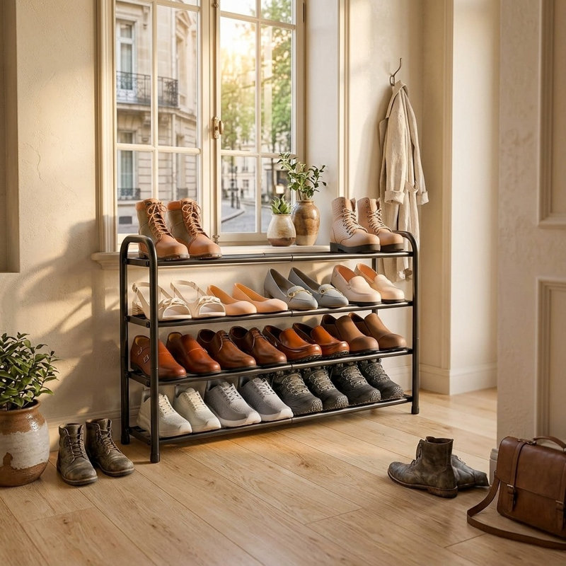 12 Pair Shoe Rack