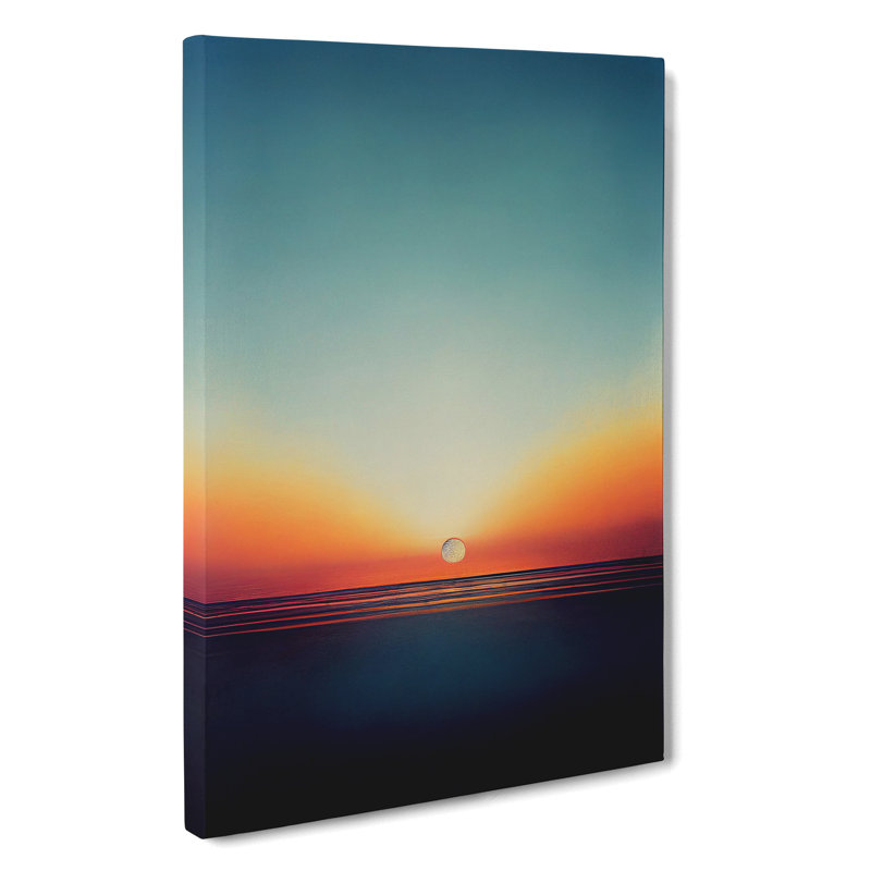 Superb Sunset View - Wrapped Canvas, 50cm H x 35cm W x 3cm D