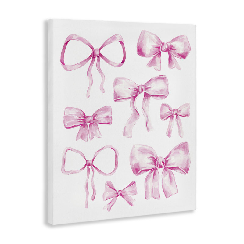 Collection Coquette Bow, toile par Bethany Sandoval, H 48 po x l 36 po