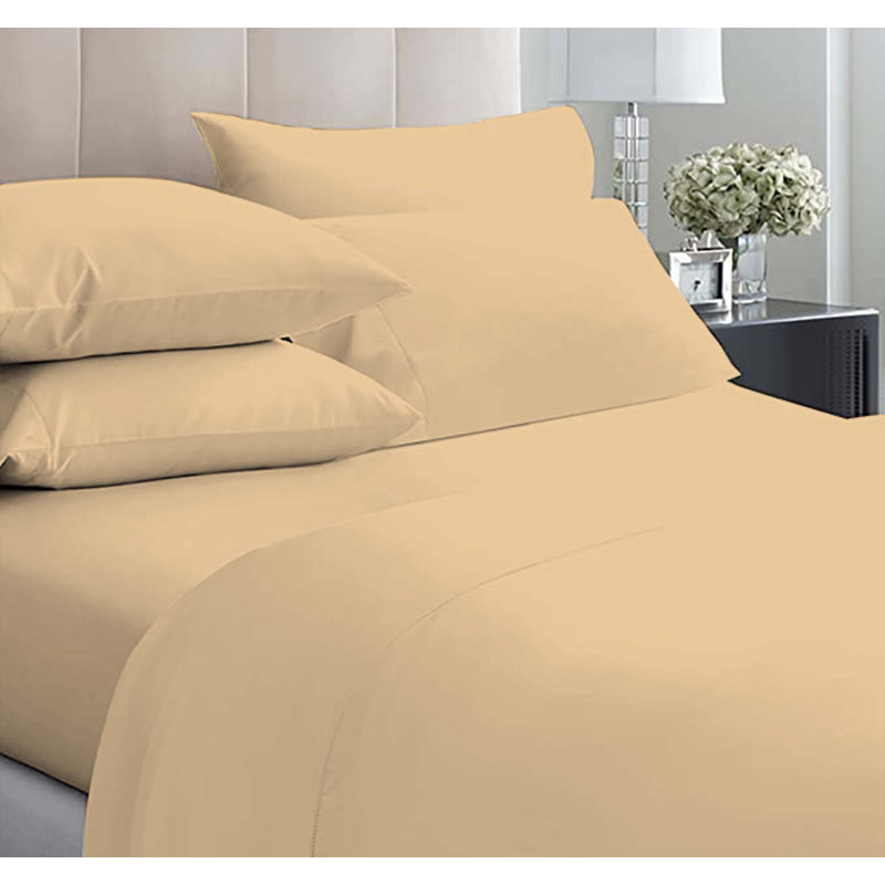 6-Piece Premium Deep Pockets Microfiber Sheet Set, Full, Burgundy