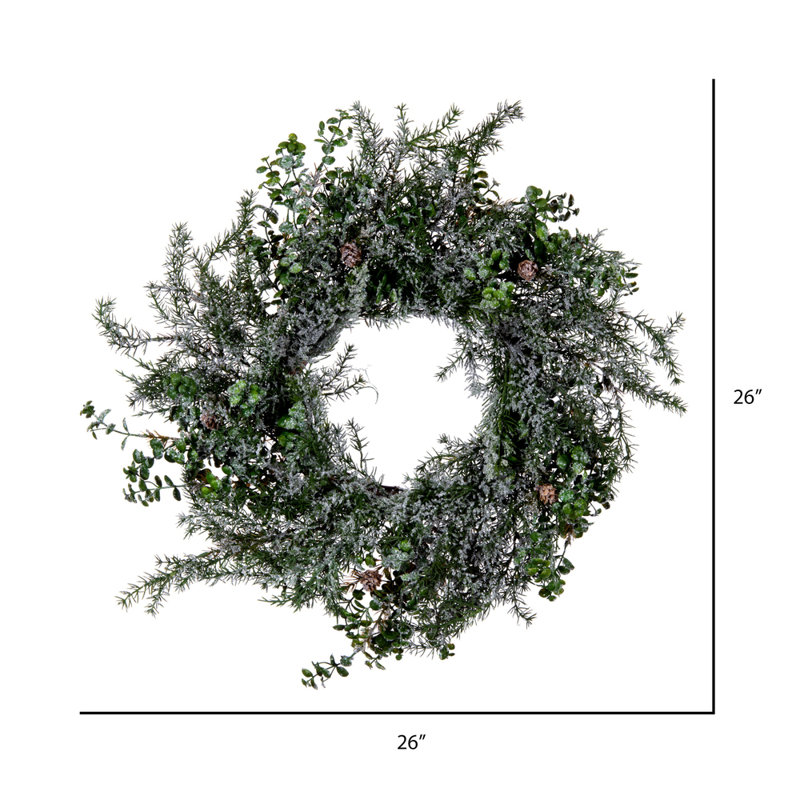 Faux Cedar 26'' Wreath