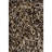 Heston Authentic Hand Woven Handmade Triple-Mixed Black, White & Gray Modern Abstract Polyester Shag Area Rug