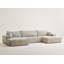 6 Seater Reclining Corner Sectional-1949053909