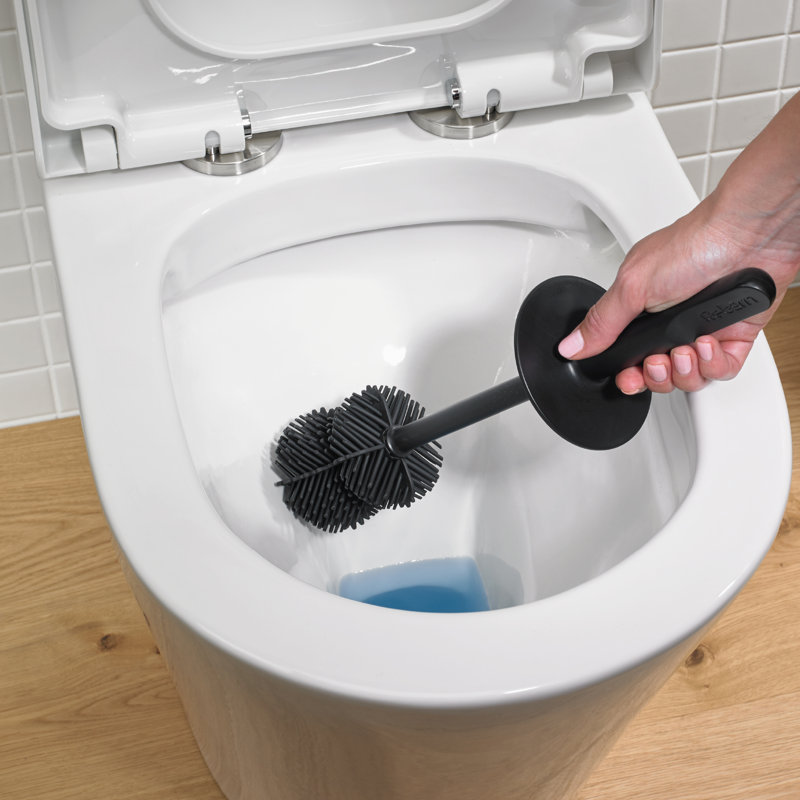 Replacement Head for ReBorn Toilet Brush, Black