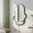 Irregular Shaped Metal Wall Mirror Asymmetrical Mirror-35682343-35682340