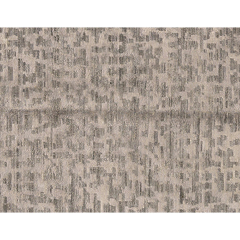 Hand Knotted Wool Area Rug in Grey