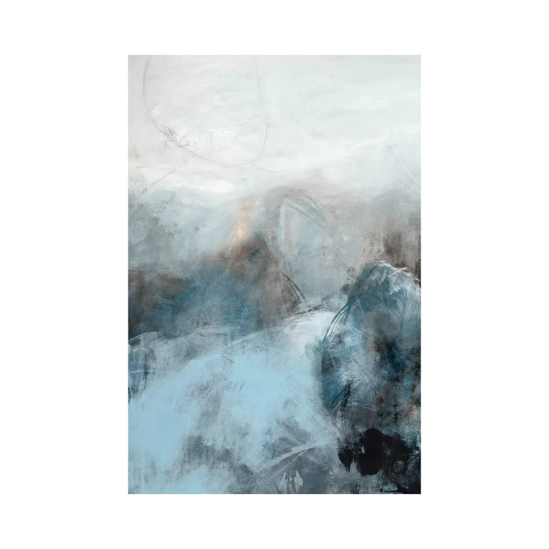 «Fingerprint III» par Sisa Jasper, peinture sur toile tendue, H 40 po x l 26 po x P 1,5 po