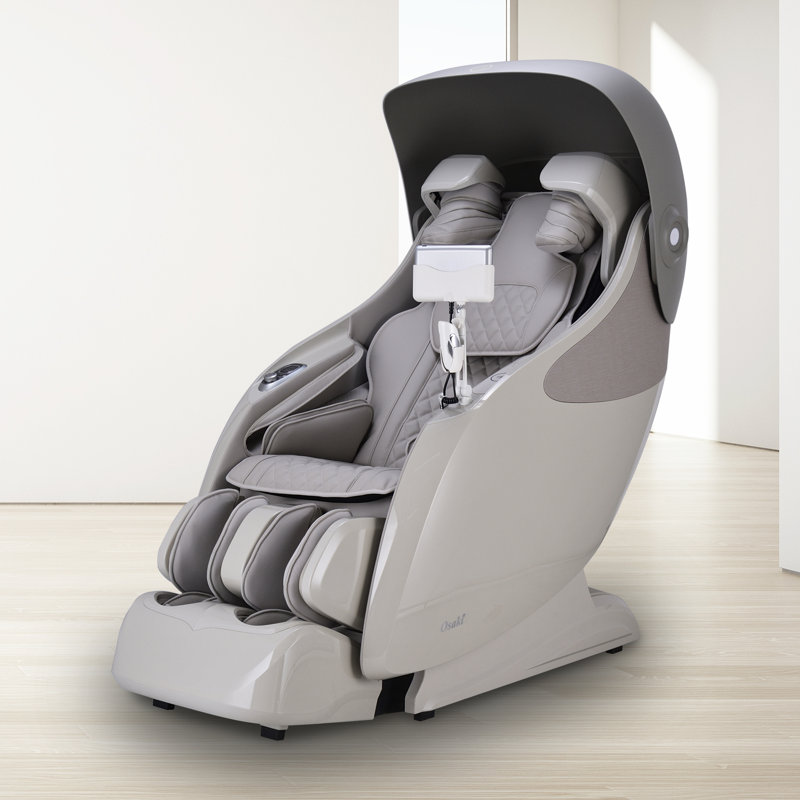 Fauteuil de massage Ai Xrest 4D +, Similicuir taupe, Taupe