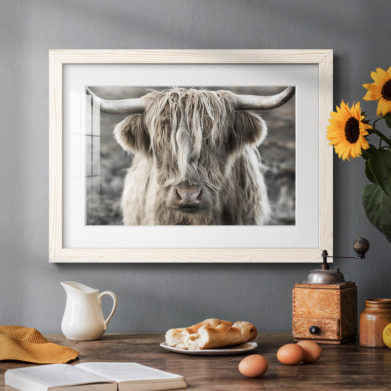 Highland Skye, reproduction d'art encadrée, H 18 po x l 26 po x P 1,5 po, Blanc