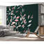 Papier peint botanique - Vigne fleurie abstraite-2040946008