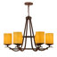 Lustre 6 lumières 36 "de large 36" Octavia