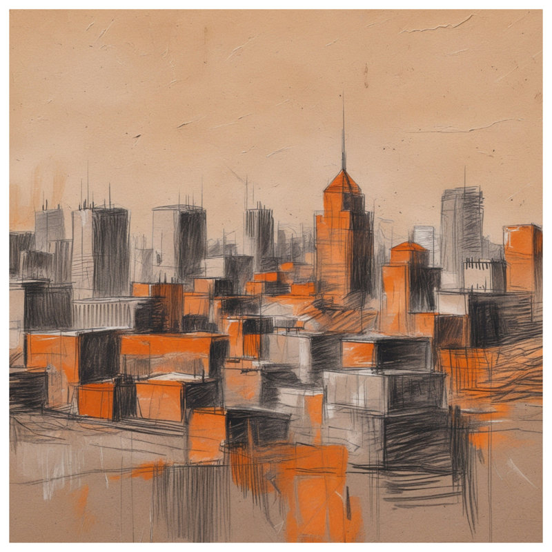 Housses de couette orange, Lit simple