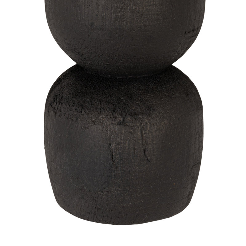 Table d'appoint Paulownia, Noir