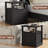 Danforth 2 Drawers Sets Nightstands with Storage and Built-in Charging Station-1962082450