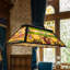 Luminaires de billard rustique avec abat-jour requin style Tiffany pour salle de jeux-715025719