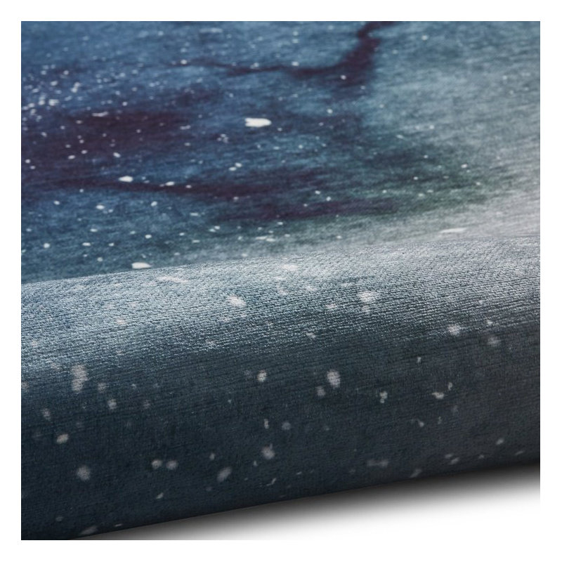 Machine Woven Navy Rug, Rectangle 120 x 170cm
