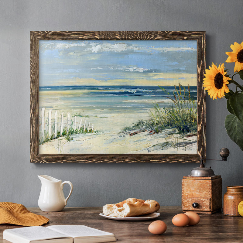 Chemin vers la mer, Noyer, H 22 po x l 32 po x P 1,5 po