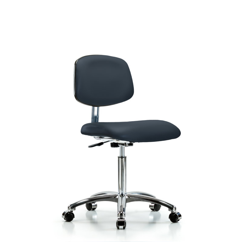 Chloe Task Chair, Casters, Imperial Blue