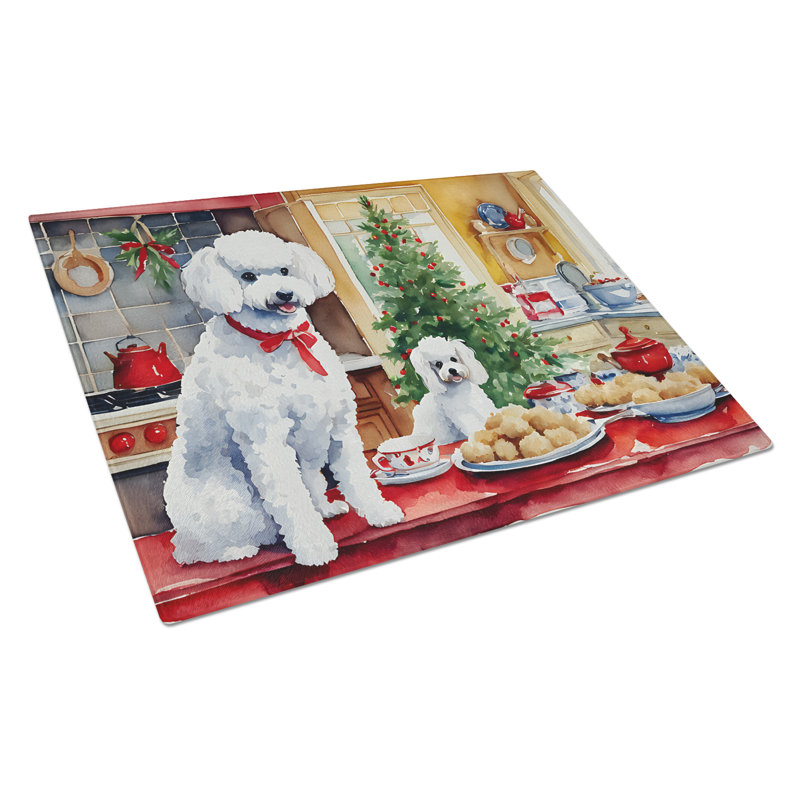 Planche à découper en verre Poodle