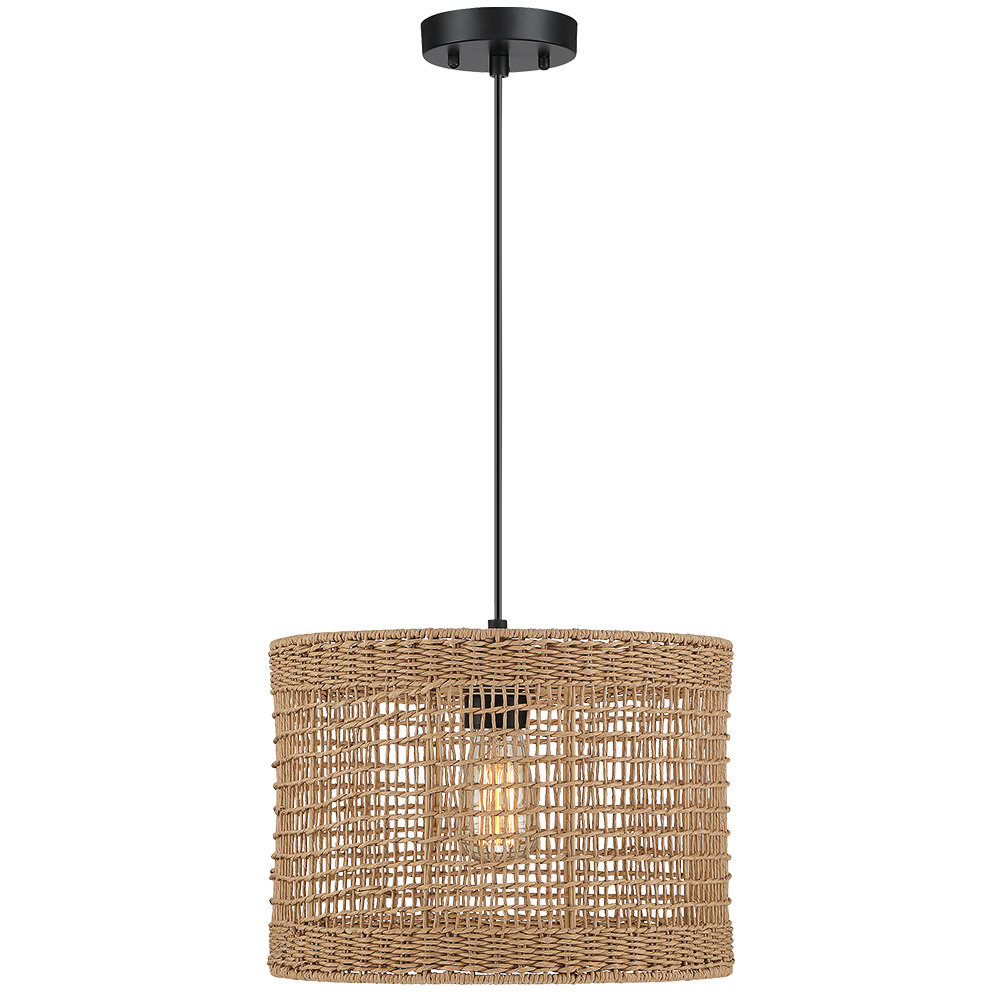 Nesbit 1 - Light Gold/Black Kitchen Island Pendant Bay Isle Home™
