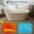 Forma 63'' Freestanding Tub Solid Surface Deep Freestanding Soaking Bathtub-98615336