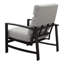 Chaise de patio avec coussins Kemonta