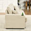 Chaise en velours côtelé en U beige avec rangement, 4 sièges, 2 repose-pieds, siège profond, porte-gobelets et support pour intérieur-121096759