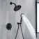 Thermostatic Complete Shower System with Rough in-Valve