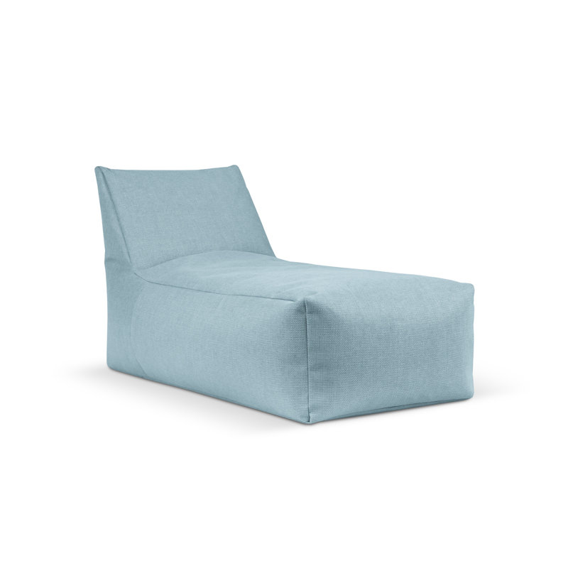 Outdoor Friendly Bean Bag Lounger, Azure