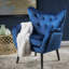 Chaise avec accoudoirs en velours Mid-Century-1503922373-1503922374