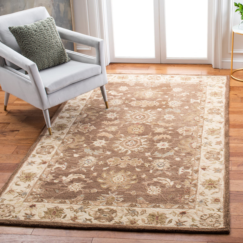 Tingley Hand Tufted Wool Pile Oriental Rug, Rectangle 6' x 9'