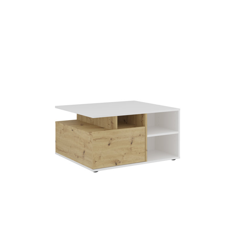 Kwadjo Wheel Coffee Table with Storage