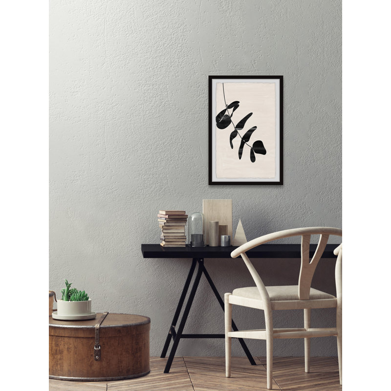 «Hanging Leaves» par Marmont Hill - peinture encadrée, H 12 po x l 8 po