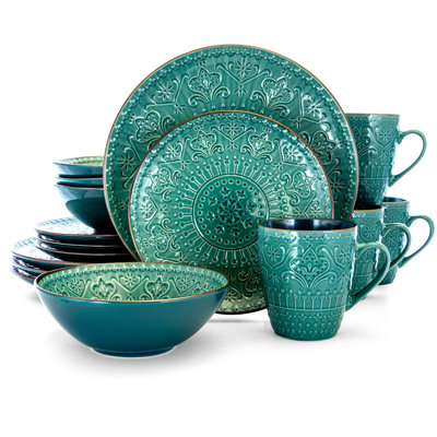 Golston Stoneware Dinnerware Set 16 Piece - Service for 4