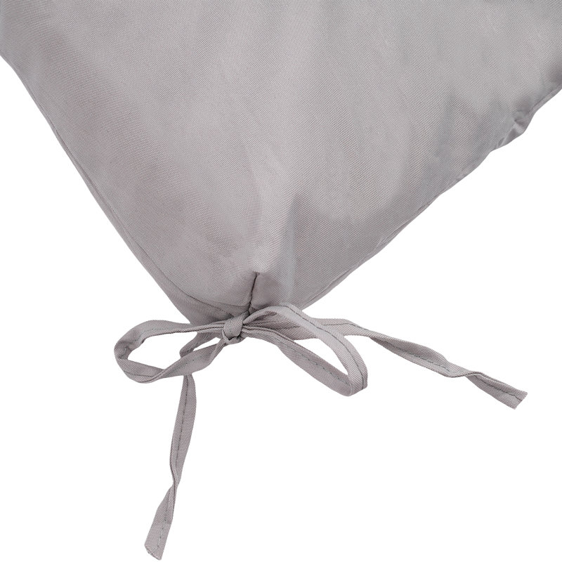 Coussin de siège / dossier extérieur 1 pièce Winston Porter, Gris clair