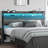 40.79"H Queen Headboard With Charging Station And Led Light