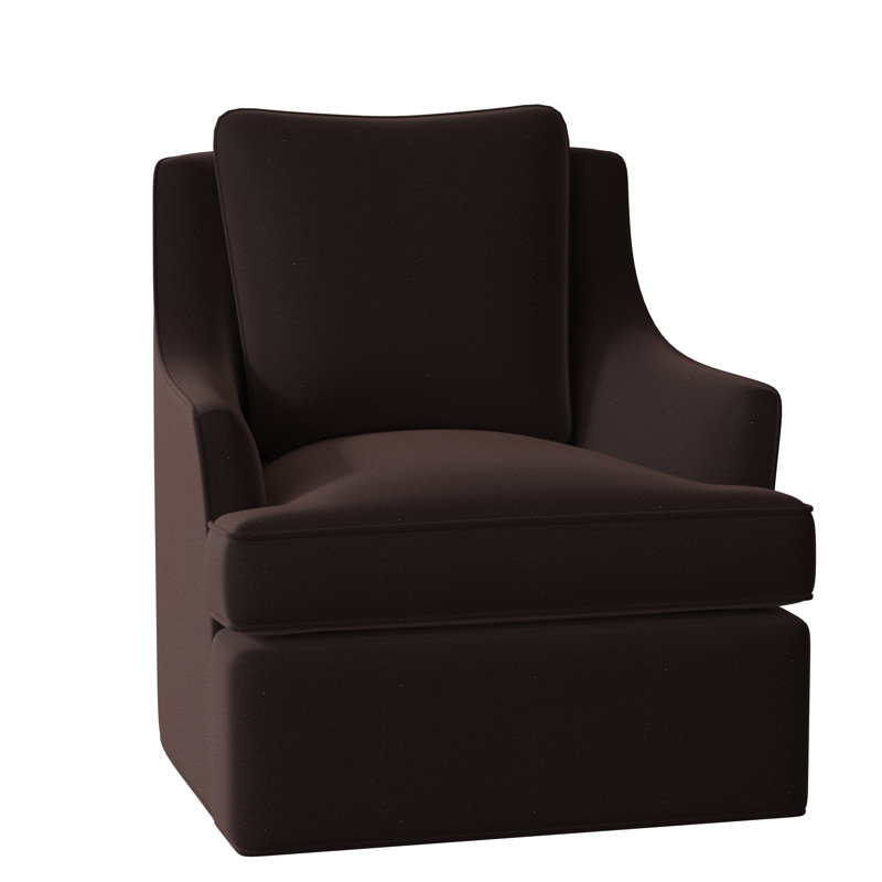 Bradley Swivel Armchair, Margaret Mahogany