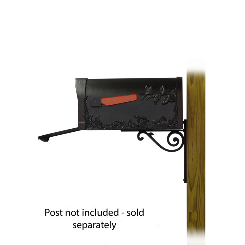 Hummingbird Aluminum Post Mounted Post box