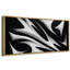 Grande impression sur toile encadrée - reproduction abstraite neutre pour décoration murale minimaliste moderne-116848187-116848189