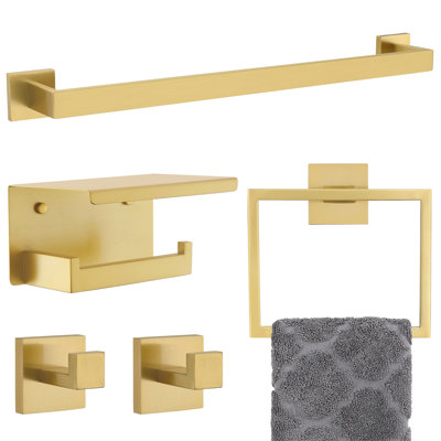 Ensemble de quincaillerie de salle de bain 5 pièces (ensemble de 5)
