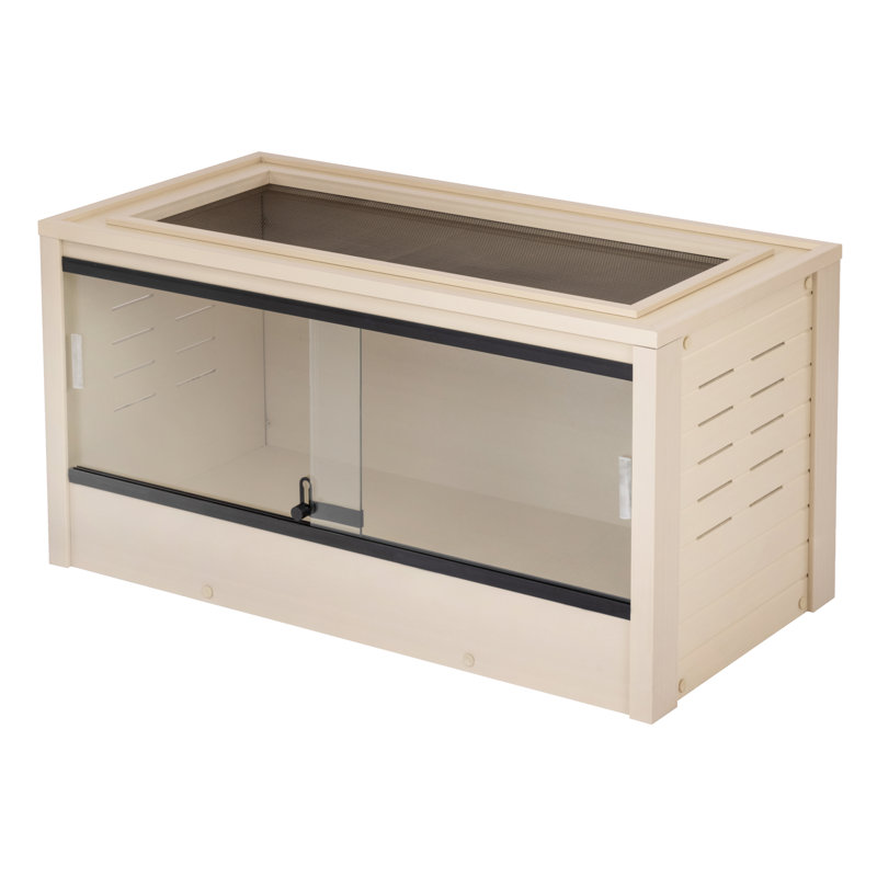 Terrarium Deneisha, 39 gallons - H 18,19 po x l 36 po x P 18,15 po, Beige