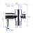 Elongated Hand Held Bidet