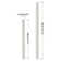 Chandelier Extension Rod 7.8" and 11.8"
