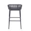 Ensemble de tabourets de bar contemporain en corde tissée pour l'extérieur-1253588293
