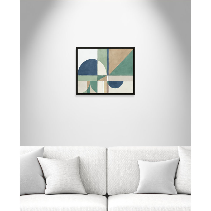 Floater Frame Canvas, 17.5" H x 21.5" W x 2" D, Espresso Framed