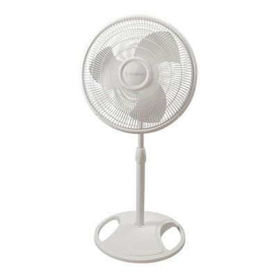 Lasko 16 Inch Oscillating Adjustable Tilting Pedestal Stand Fan, White (4 Pack) -  4 x LKO-2520