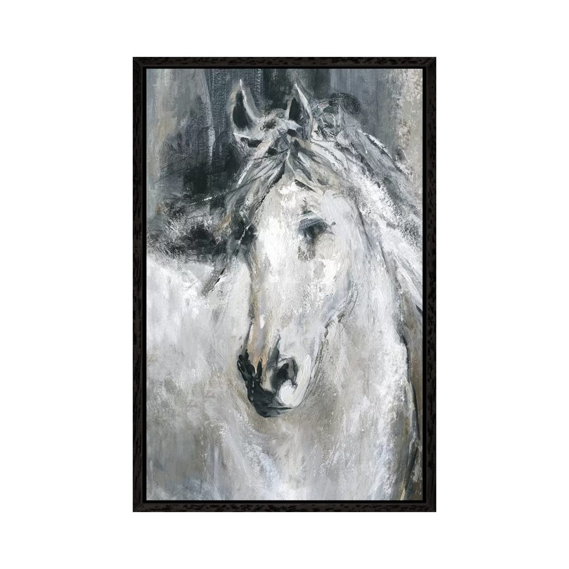 Facing The Wind by Carol Robinson - Print on Canvas, Black Framed, 152.5 cm H x 101.5 cm W