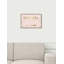 Couture Road Sign Rococo Gold Blush - reproduction d'art textuel sur toile-32411835-32289515