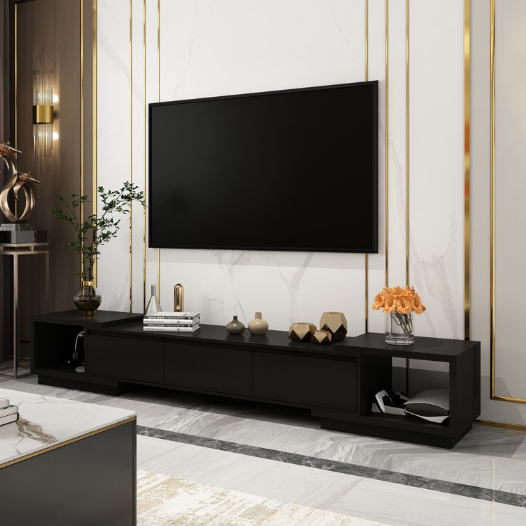 Melvene Extendable Media Console 65.4'' - 106.3'' W