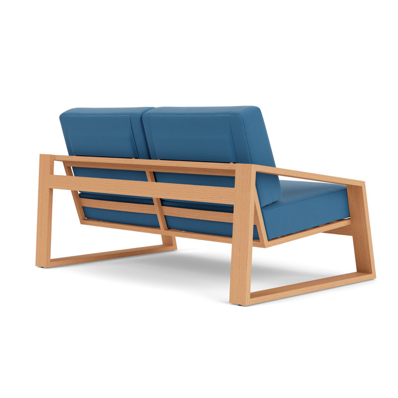 Pursuit Outdoor 2 - Seat Loveseat, Bamboo Bay Sky